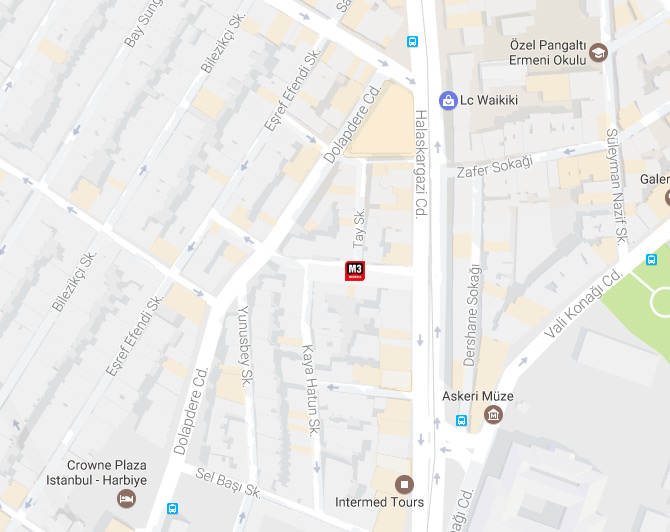 M3 Works Harbiye Harita